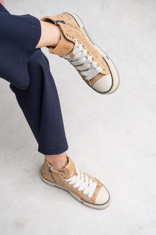 ZAPATILLAS REBECA WHITE CAMEL
