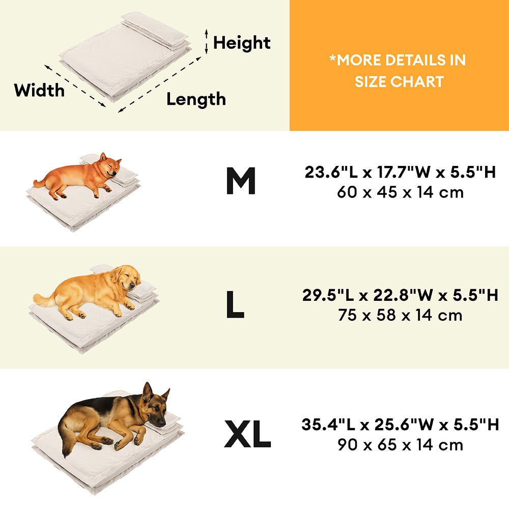 Anti-Anxiety with Sponge Support Deep Sleeping Dog Bed