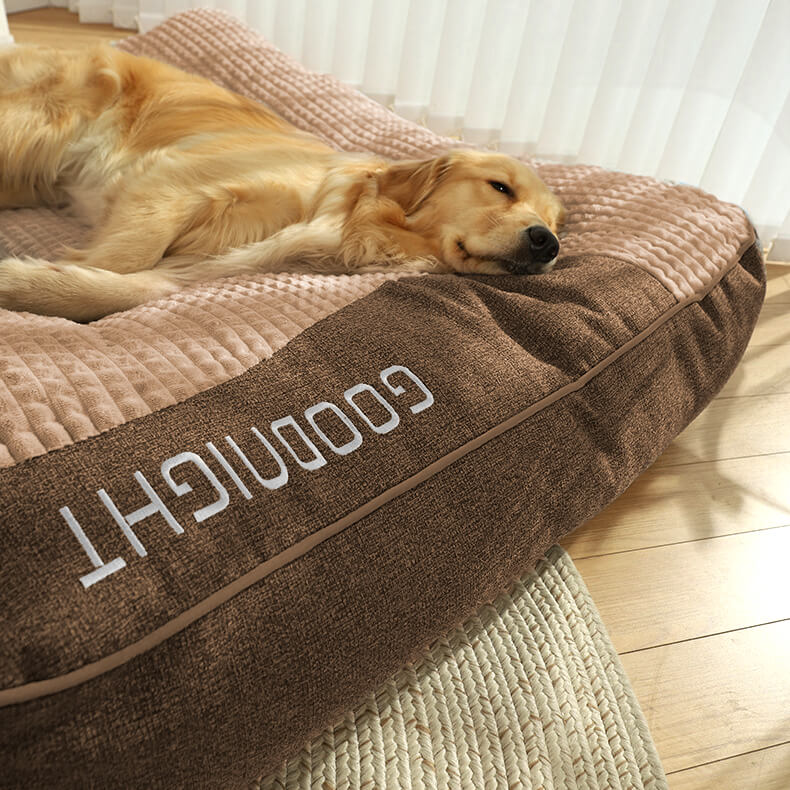 Large Outdoor Scratch-resistant Spine Protection Dog Cushion Bed